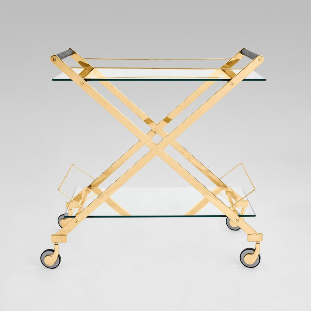 Caspian Bar Cart - Ella and Ross Furniture