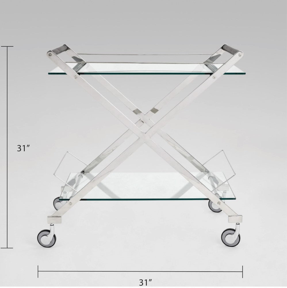 Caspian Bar Cart - Ella and Ross Furniture