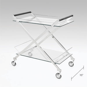 Caspian Bar Cart - Ella and Ross Furniture