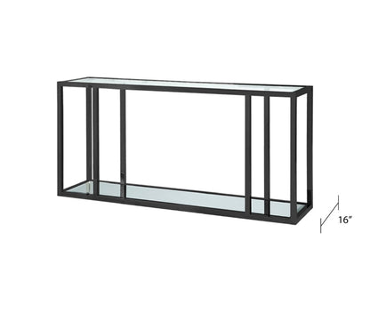 Fabian Black Console Table - Ella and Ross Furniture