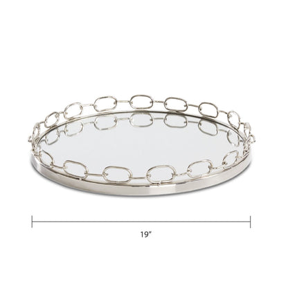 Lilou Chain Link Tray - 19" - Ella and Ross Furniture