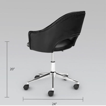 Charlie Office Chair - Silver