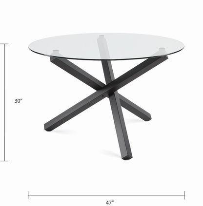 Chester Black Dining Table - Ella and Ross Furniture