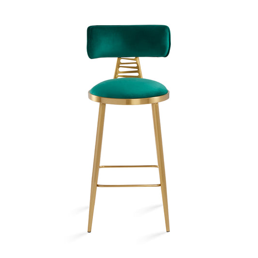 Cleo Velvet Counter Stool - Ella and Ross Furniture