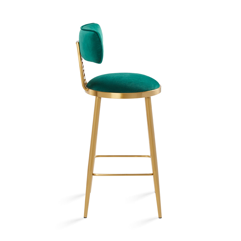 Cleo Velvet Counter Stool - Ella and Ross Furniture