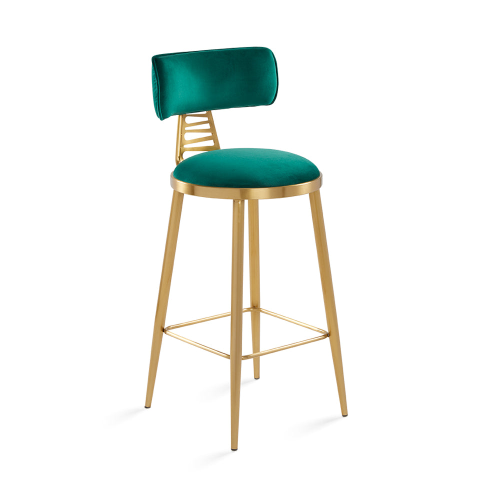 Cleo Velvet Counter Stool - Ella and Ross Furniture