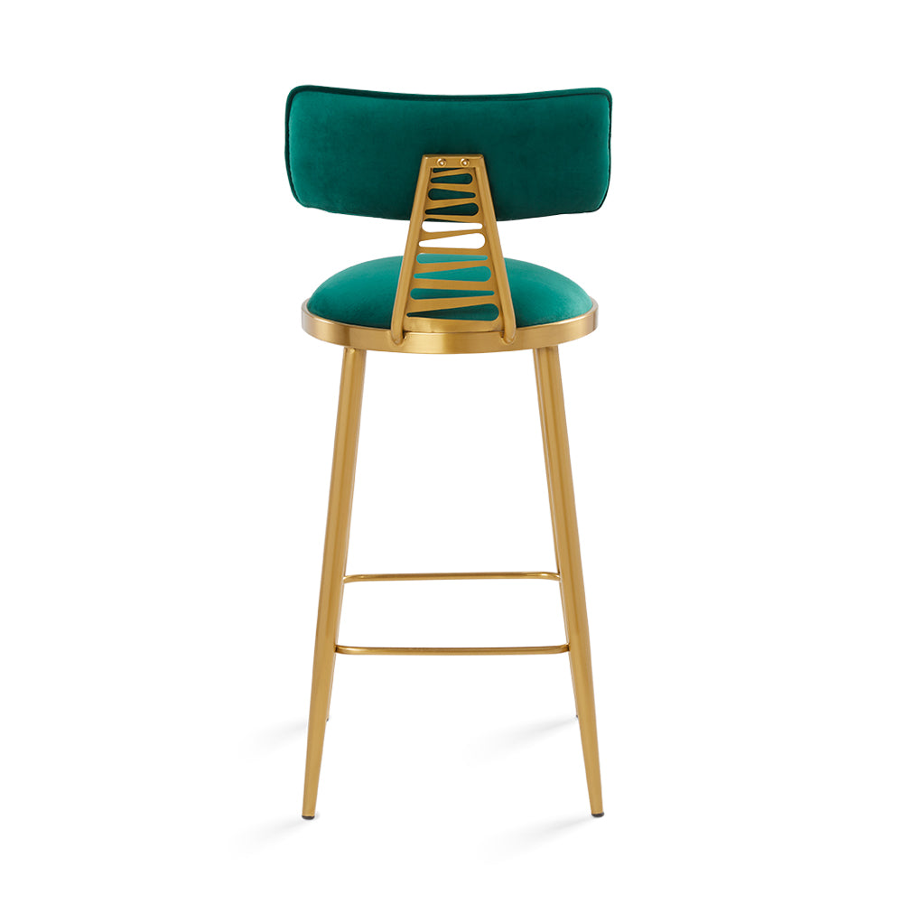 Cleo Velvet Counter Stool - Ella and Ross Furniture