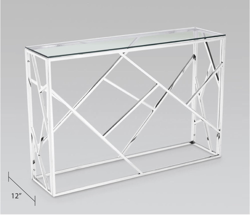 Cyprus Silver Console Table
