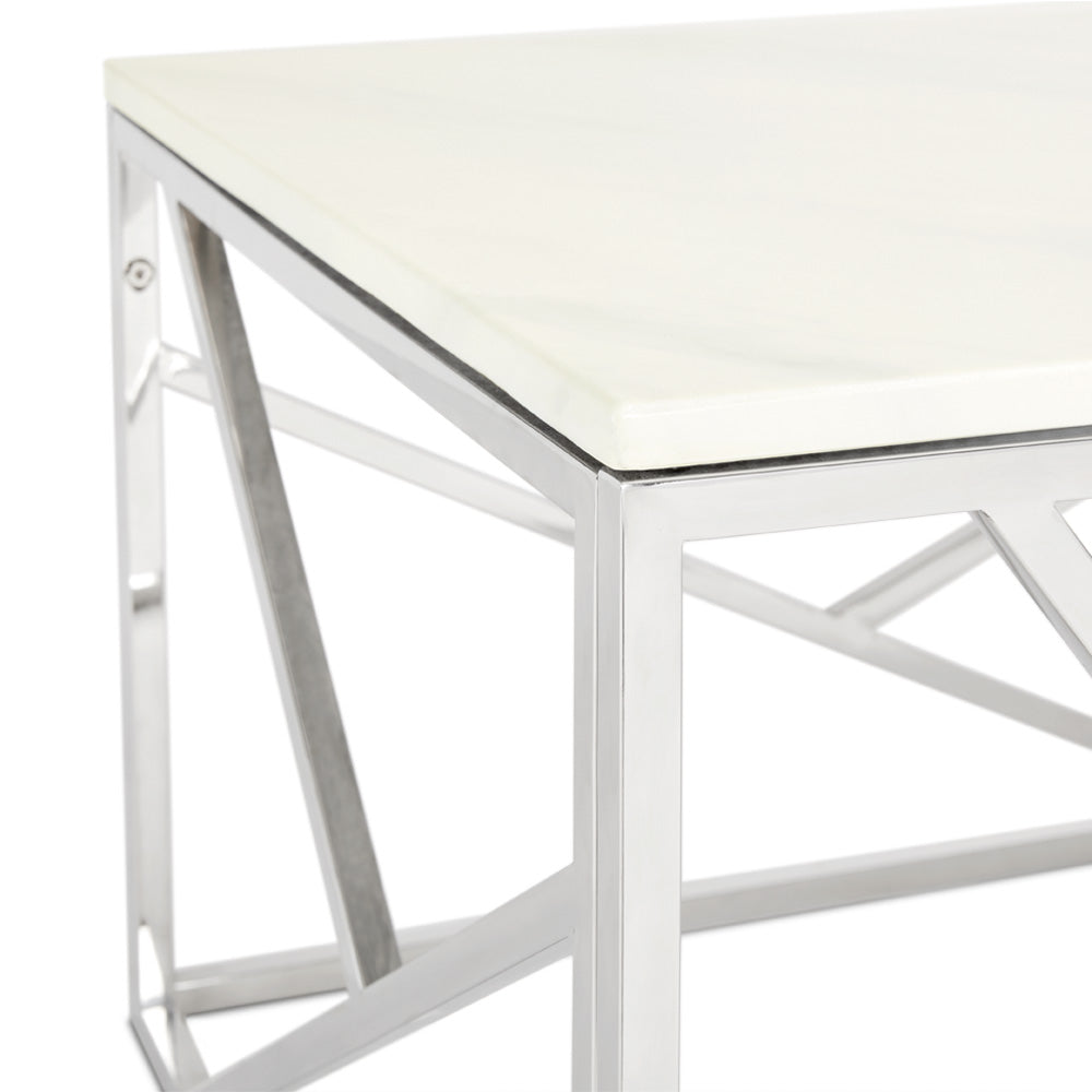 Cyprus Faux Marble Coffee Table Edge