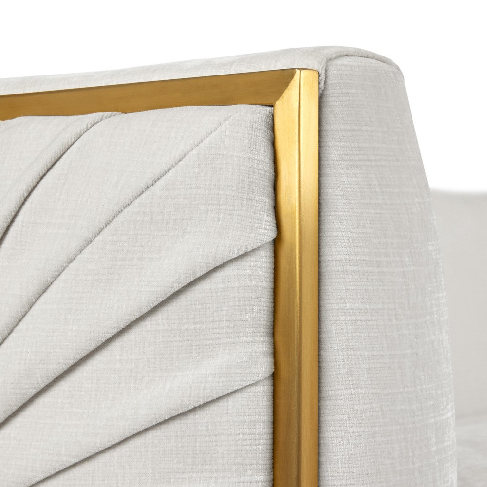 Daria Accent Chair - Matte Gold - Ella and Ross Furniture