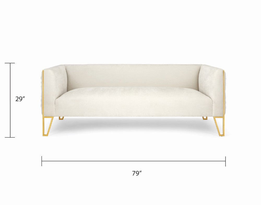 Daria Sofa - Matte Gold - Ella and Ross Furniture