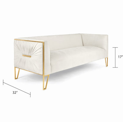 Daria Sofa - Matte Gold - Ella and Ross Furniture