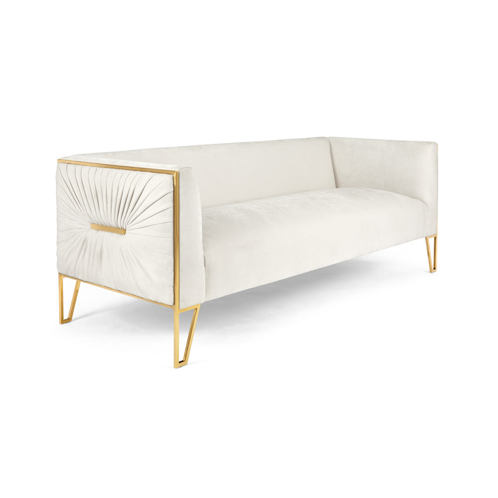 Daria Sofa - Matte Gold - Ella and Ross Furniture