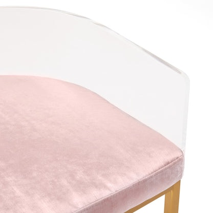 Delphine Bar Stool - Brushed Gold - Ella and Ross Furniture