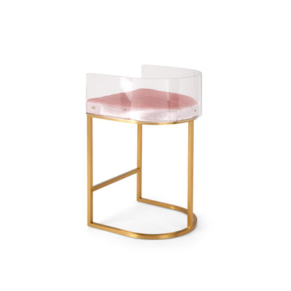 Delphine Counter Stool - Brushed Gold - Ella and Ross Furniture