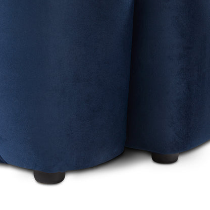 Dominica Tubular Blue Velvet Sofa - Ella and Ross Furniture