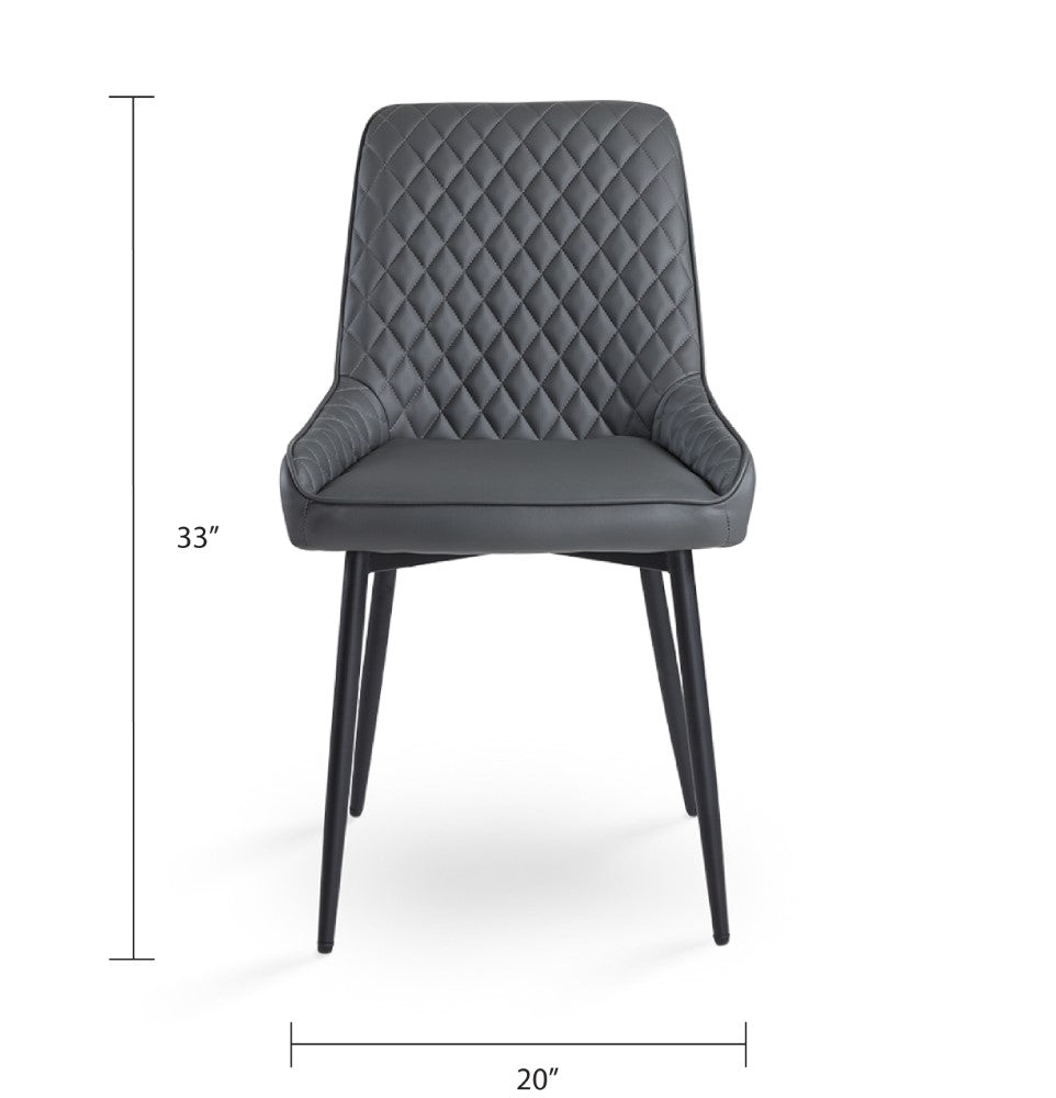 Endrick Black Metal Dining Chair