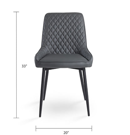 Endrick Black Metal Dining Chair