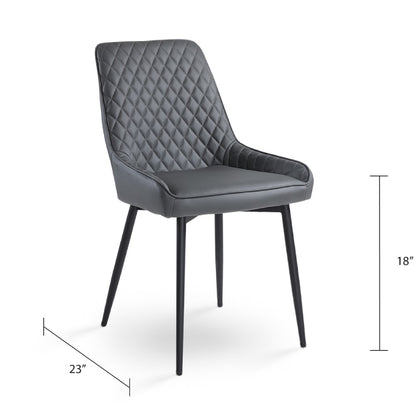 Endrick Black Metal Dining Chair