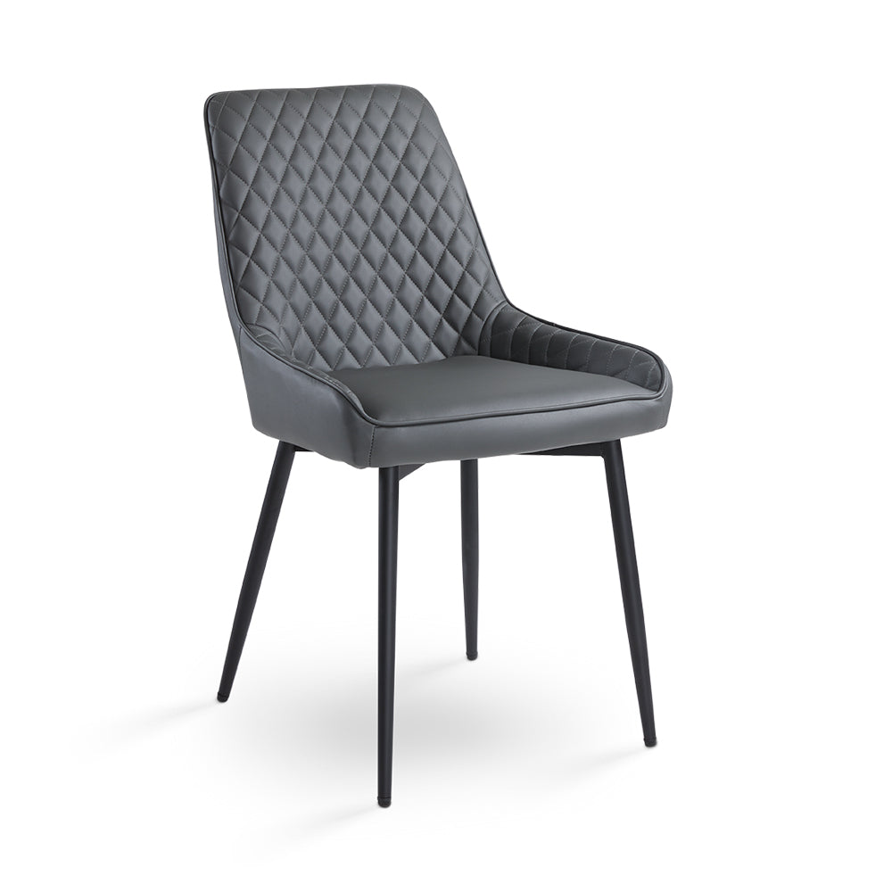 Endrick Black Metal Dining Chair - Ella and Ross Furniture
