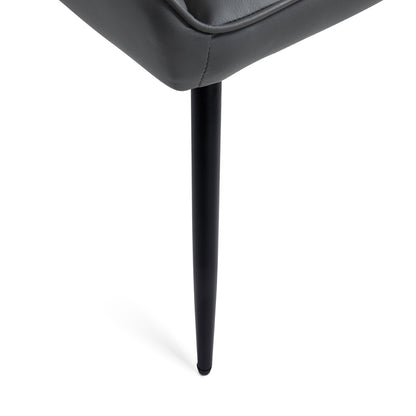 Endrick Black Metal Dining Chair