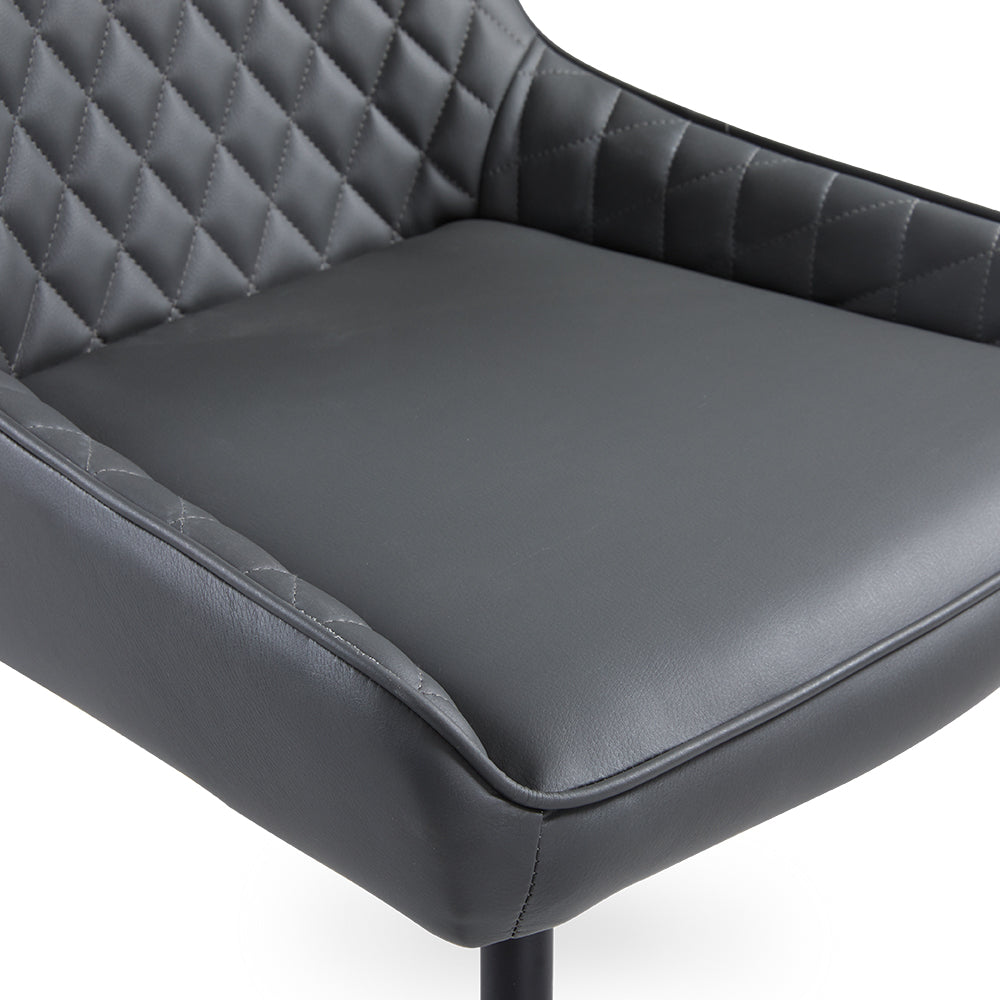 Endrick Black Metal Dining Chair
