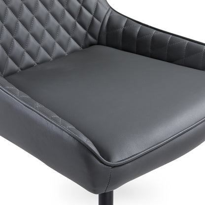 Endrick Black Metal Dining Chair