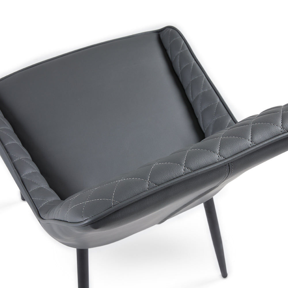 Endrick Black Metal Dining Chair