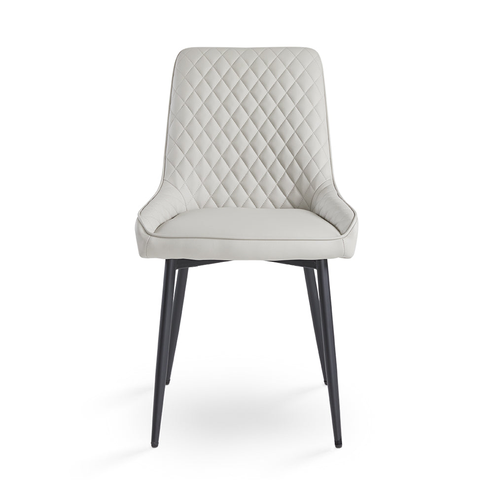 Endrick Black Metal Dining Chair - Ella and Ross Furniture