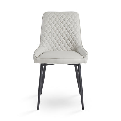 Endrick Black Metal Dining Chair - Ella and Ross Furniture