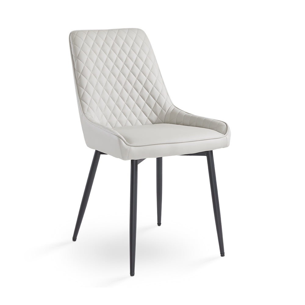 Endrick Black Metal Dining Chair - Ella and Ross Furniture