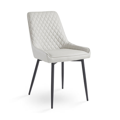 Endrick Black Metal Dining Chair - Ella and Ross Furniture