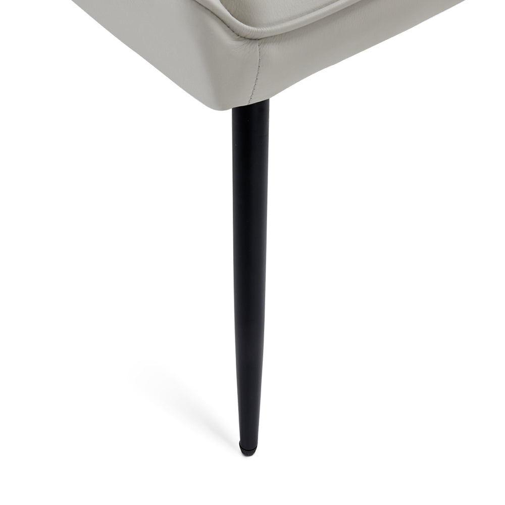 Endrick Black Metal Dining Chair - Ella and Ross Furniture