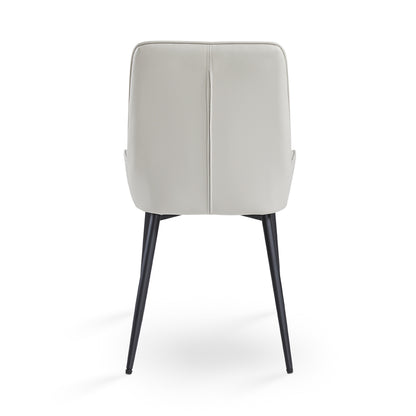 Endrick Black Metal Dining Chair - Ella and Ross Furniture