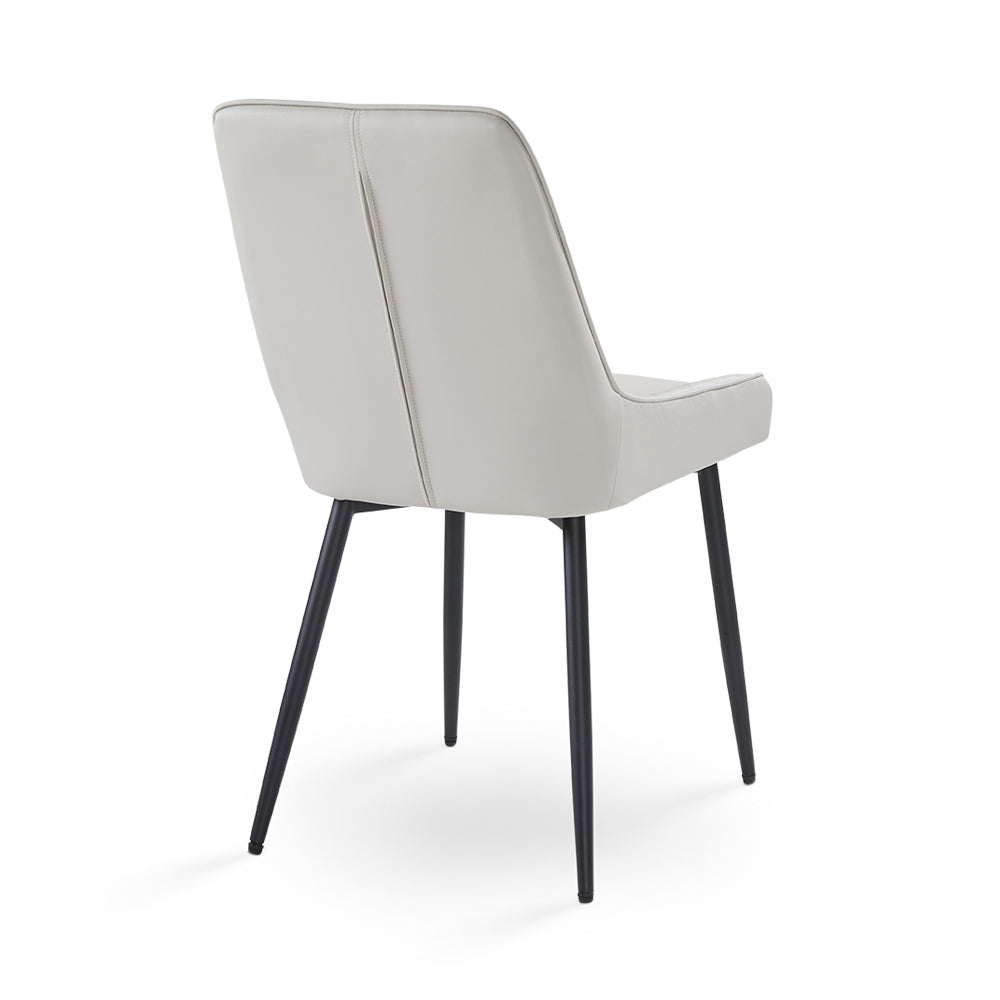 Endrick Black Metal Dining Chair - Ella and Ross Furniture