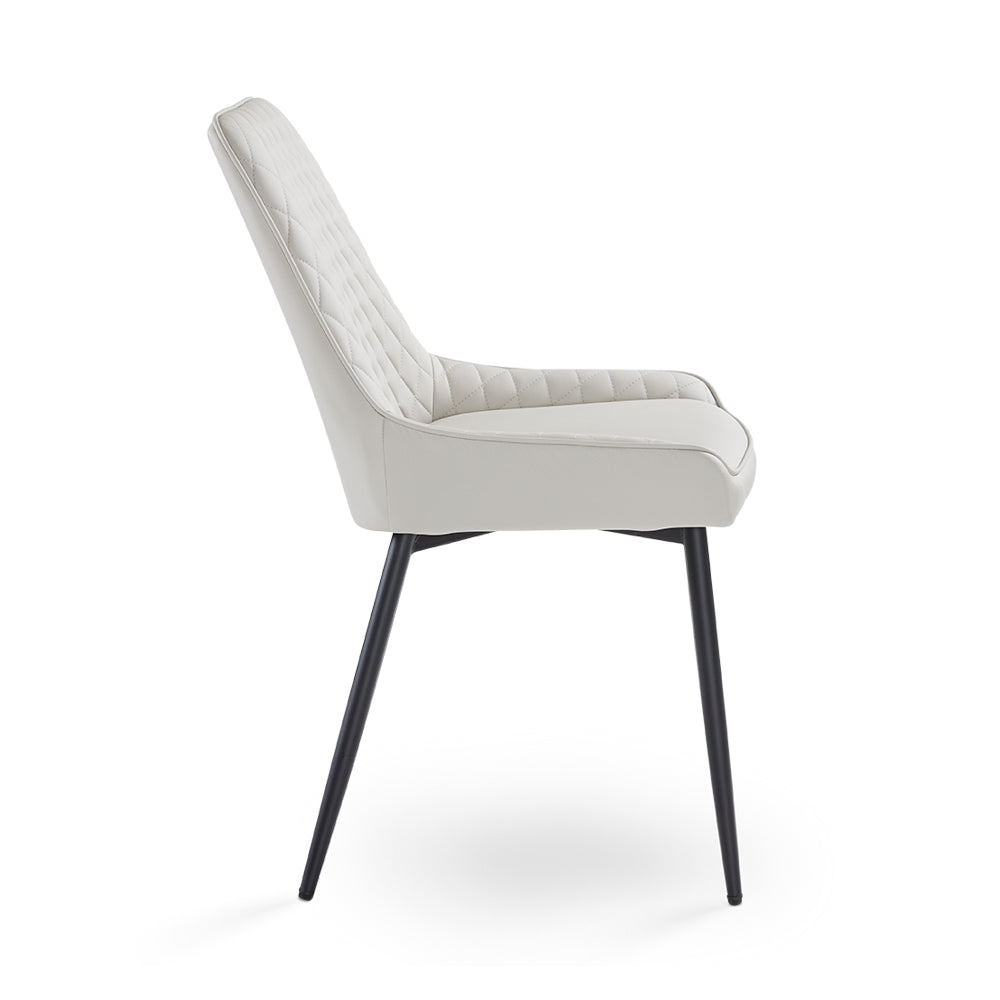 Endrick Black Metal Dining Chair - Ella and Ross Furniture