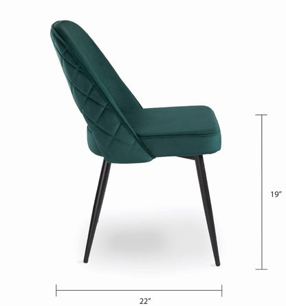Eunice Velvet Dining Chair - Ella and Ross Furniture