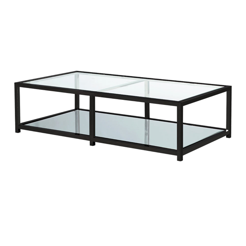 Fabian Black Coffee Table - Rectangular - Ella and Ross Furniture