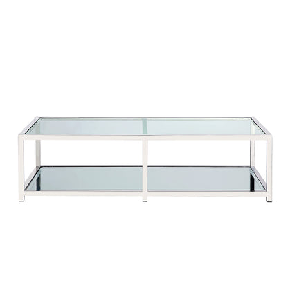 Fabian Silver Coffee Table - Rectangular - Ella and Ross Furniture