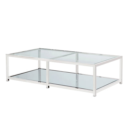 Fabian Silver Coffee Table - Rectangular - Ella and Ross Furniture