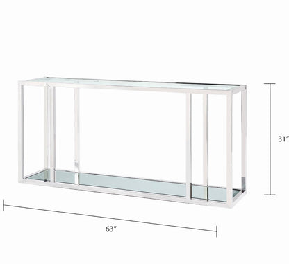 Fabian Silver Console Table - Ella and Ross Furniture