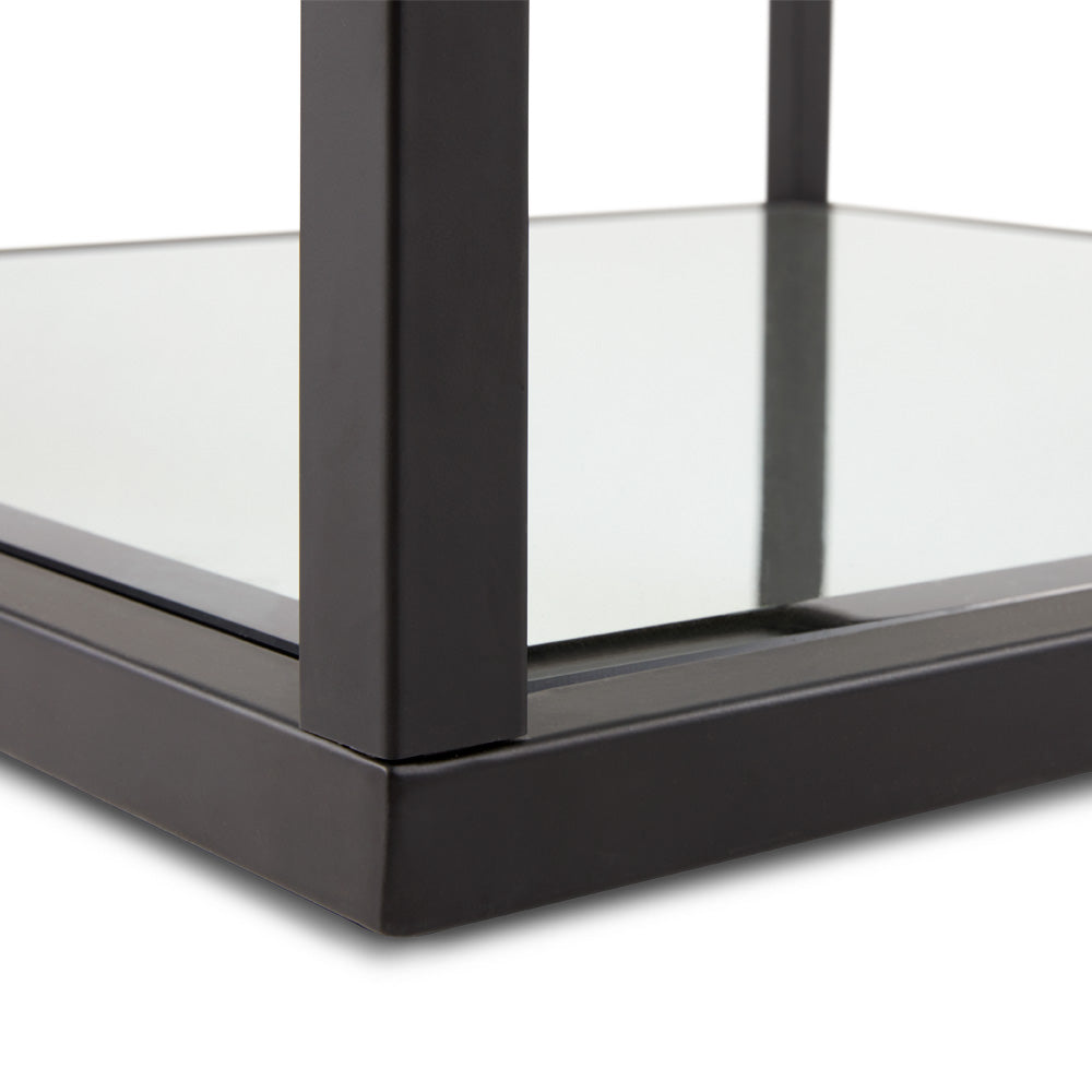 Fabian Black Coffee Table - Square - 33" - Ella and Ross Furniture