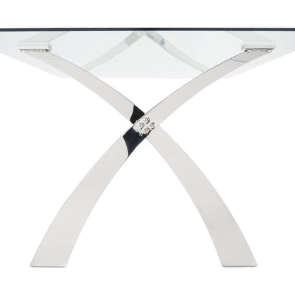 Felix Glass Dining Table - 79" - Ella and Ross Furniture