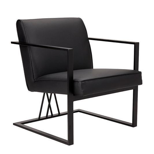 Fenton Black Accent Chair - Ella and Ross Furniture