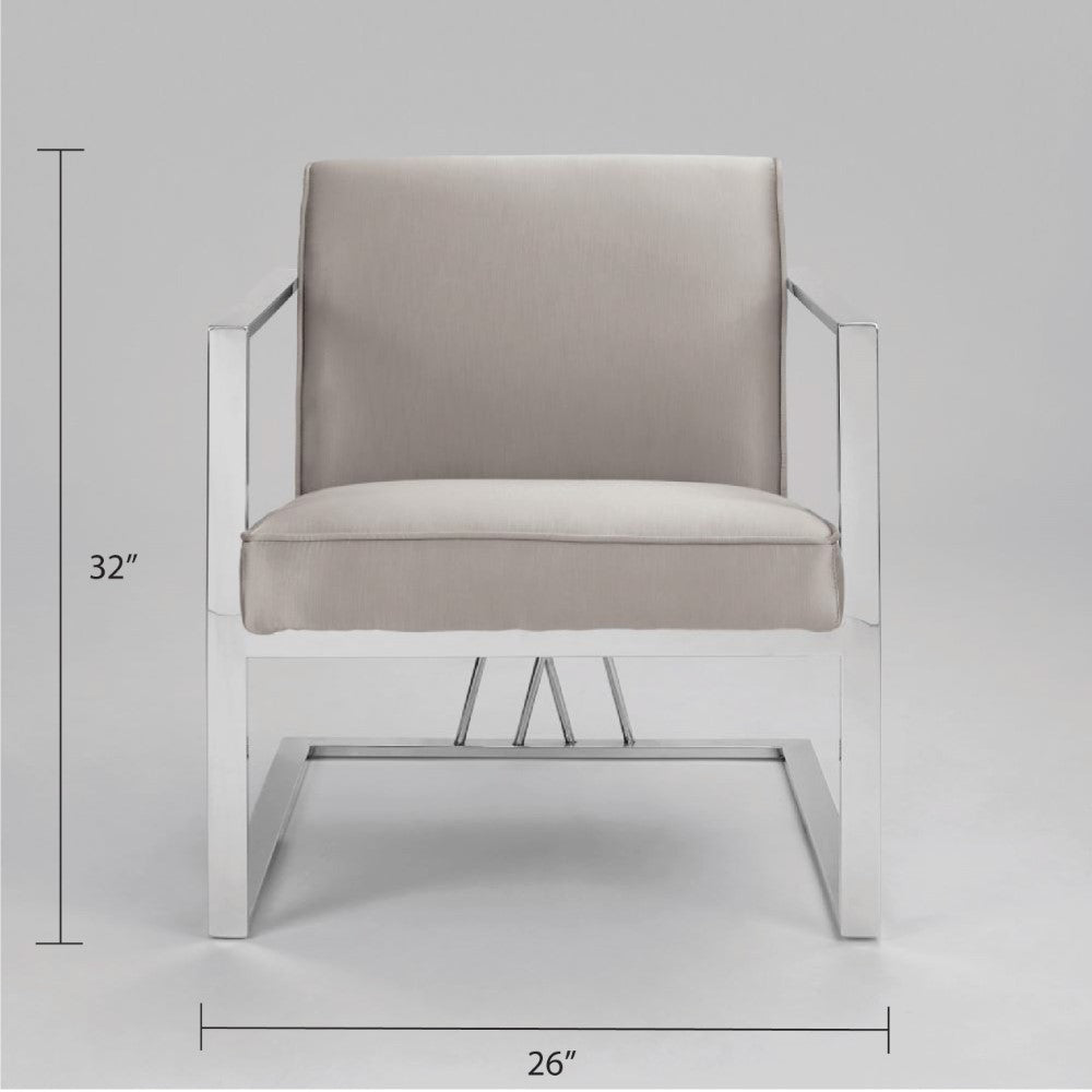 Fenton Accent Chair Grey - Ella and Ross Furniture