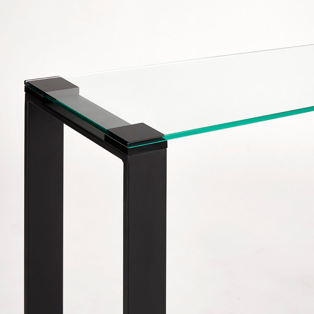 Hudson Black Console Table - Ella and Ross Furniture