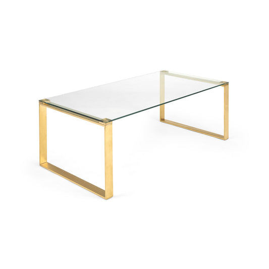 Hudson Brushed Gold Coffee Table