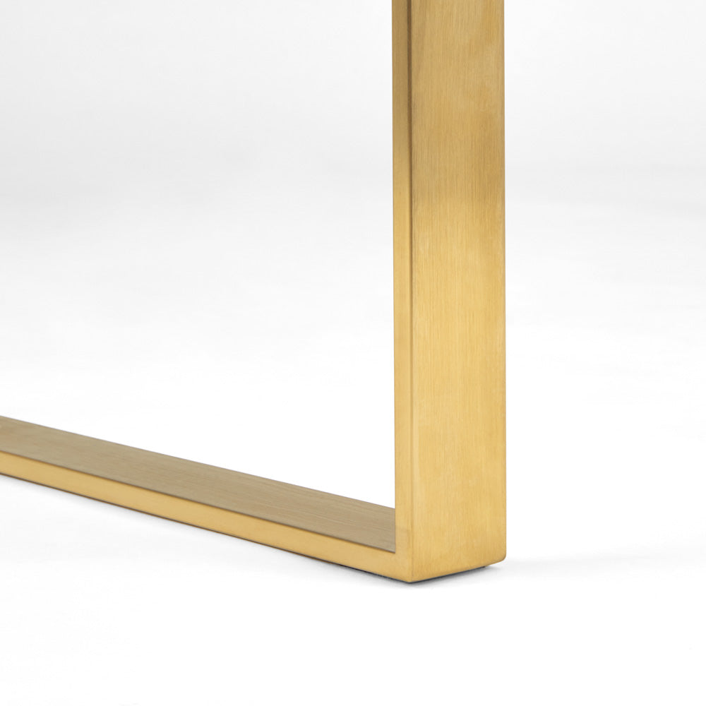 Hudson Brushed Gold Coffee Table