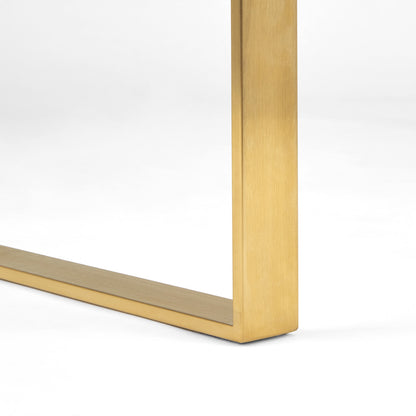 Hudson Brushed Gold Coffee Table