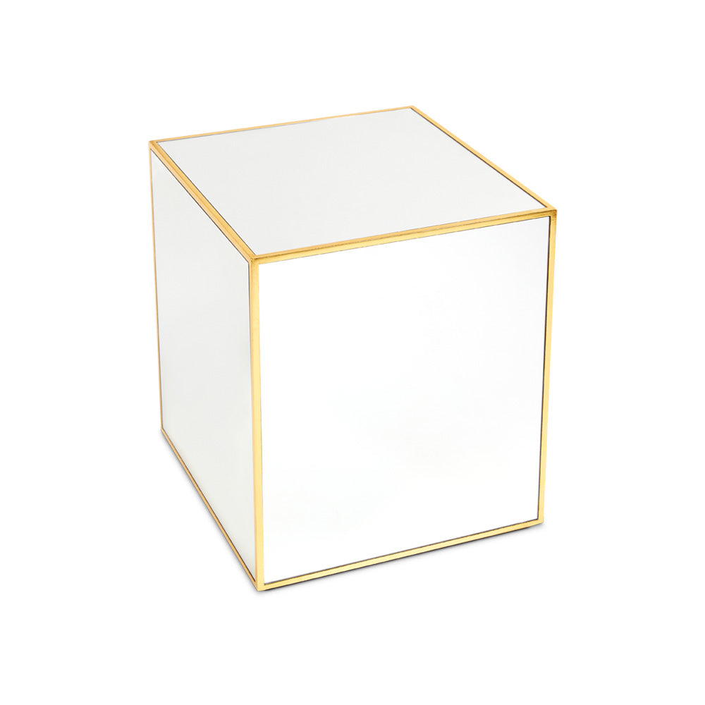 Infinity Mirror Cube End Table - Ella and Ross Furniture